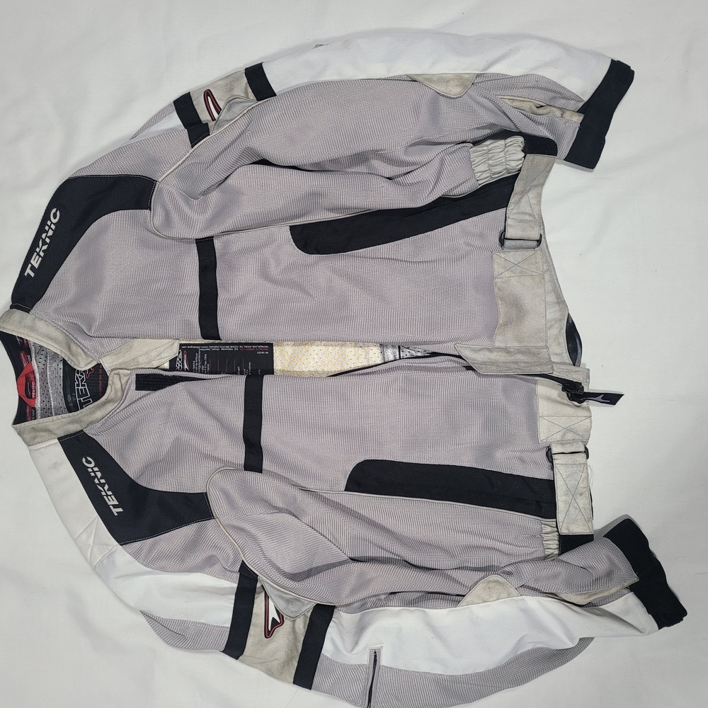Street Bike Moto Men's Gray and Black Jacket